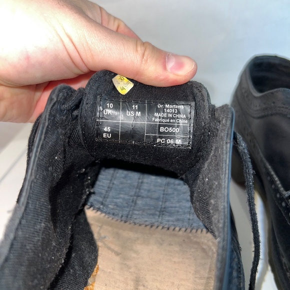 Dr. Martens - 14013 - Vintage Chunky Sole - Smooth Leather Brogue Oxfords - US11 - Picture 9 of 11